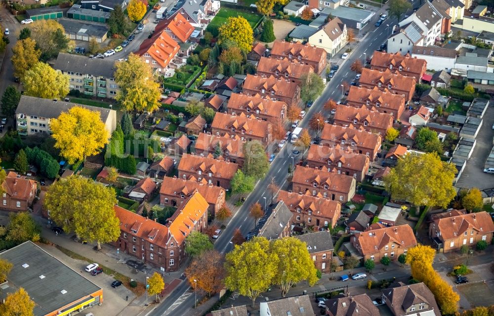 Luftbild Gladbeck - Mehrfamilienhaussiedlung Kirchhellener Straße in Gladbeck im Bundesland Nordrhein-Westfalen, Deutschland