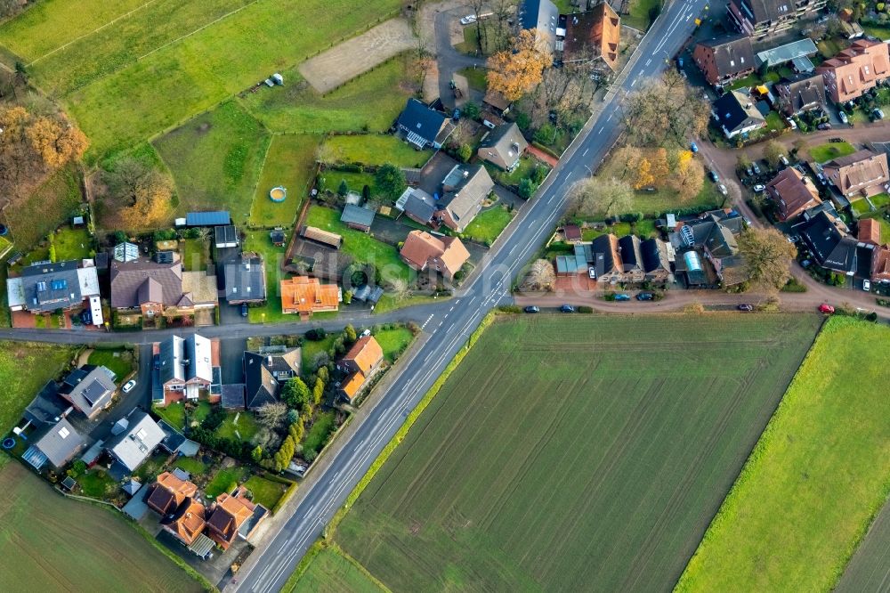 Luftbild Lippramsdorf - Mehrfamilienhaussiedlung Lembecker Straße - Mühlenweg in Lippramsdorf im Bundesland Nordrhein-Westfalen, Deutschland