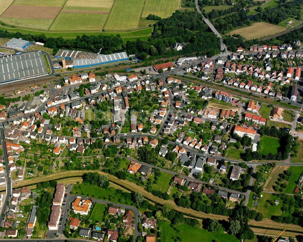 Luftbild Lollar - Mehrfamilienhaussiedlung in Lollar im Bundesland Hessen, Deutschland