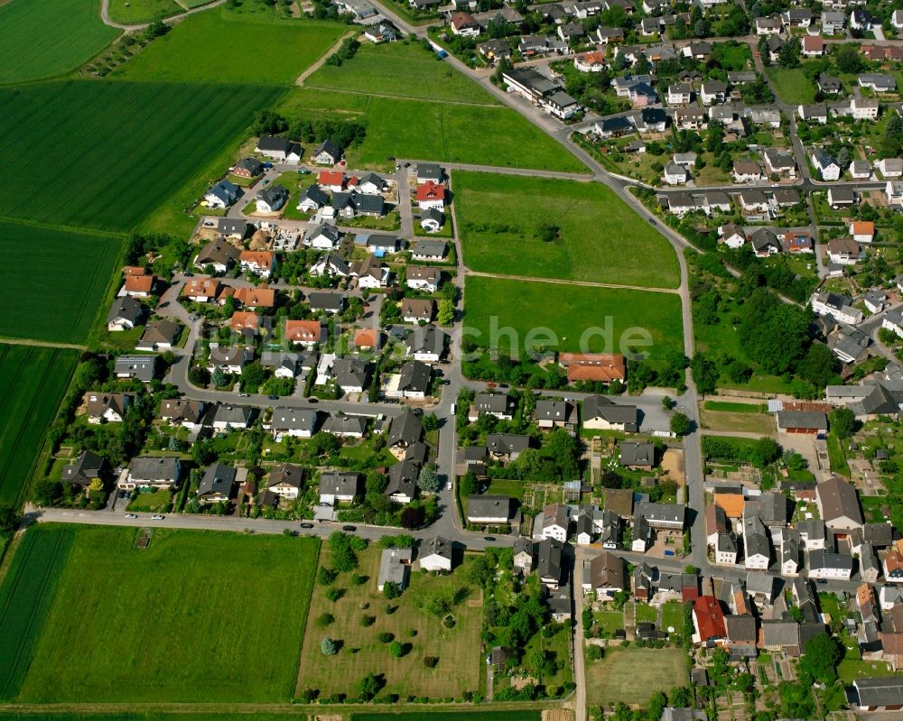 Luftbild Mensfelden - Mehrfamilienhaussiedlung in Mensfelden im Bundesland Hessen, Deutschland