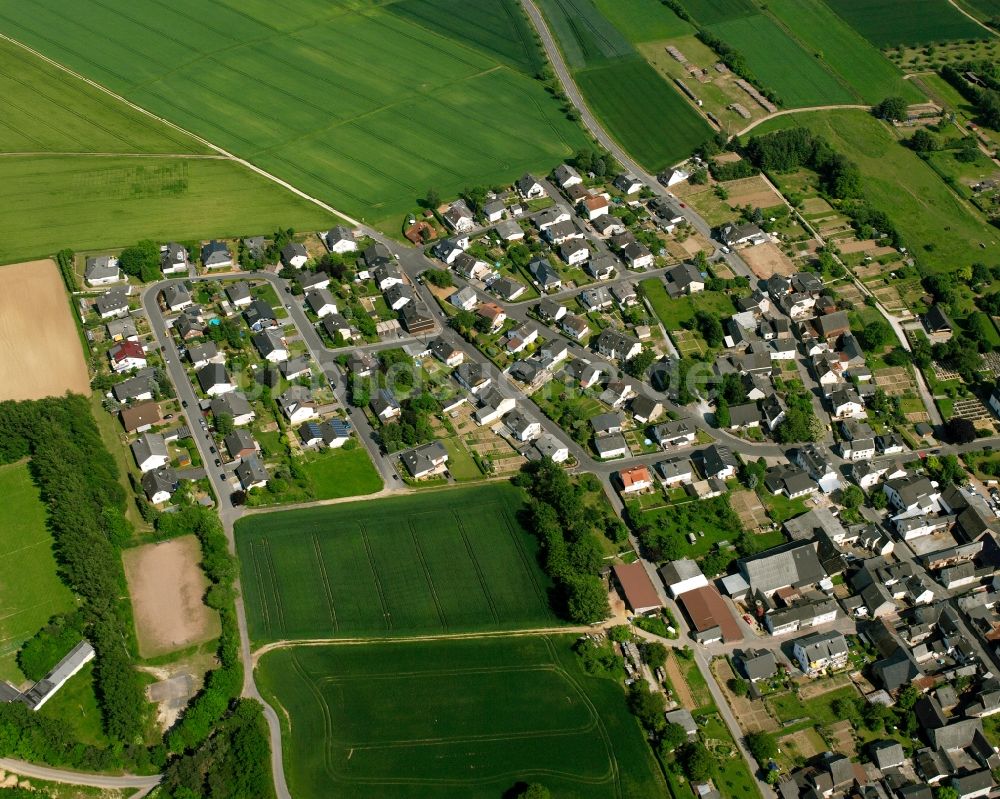 Nauheim von oben - Mehrfamilienhaussiedlung in Nauheim im Bundesland Hessen, Deutschland