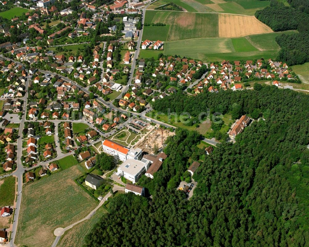 Neuendettelsau von oben - Mehrfamilienhaussiedlung in Neuendettelsau im Bundesland Bayern, Deutschland