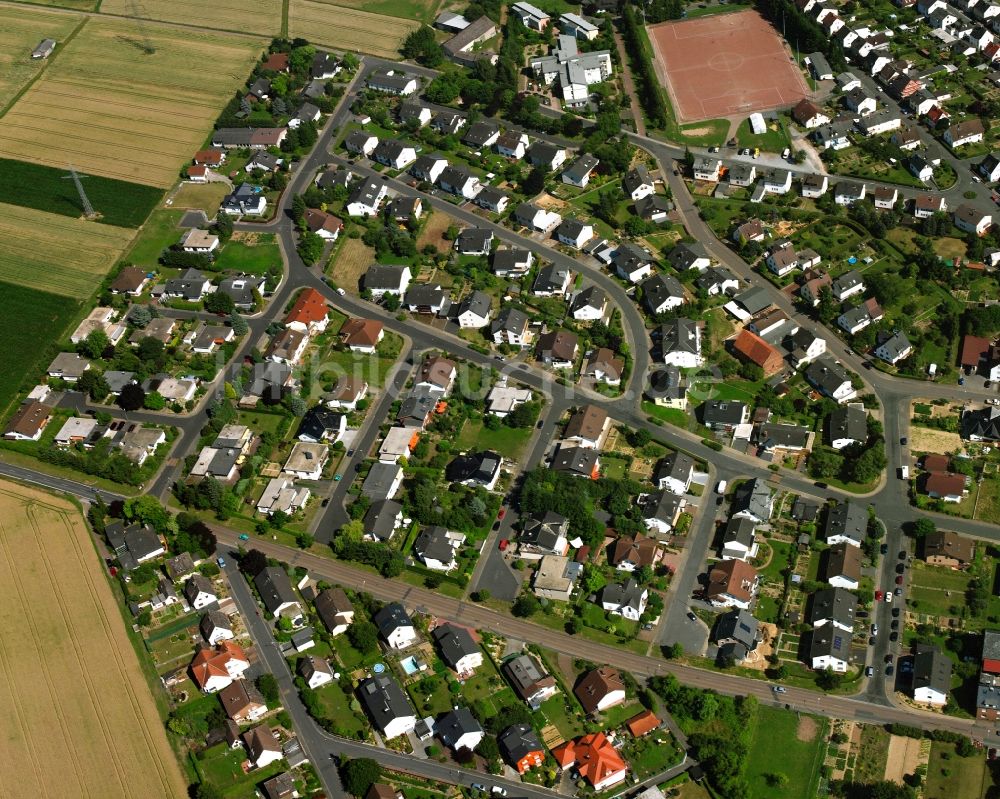 Luftbild Niederbrechen - Mehrfamilienhaussiedlung in Niederbrechen im Bundesland Hessen, Deutschland