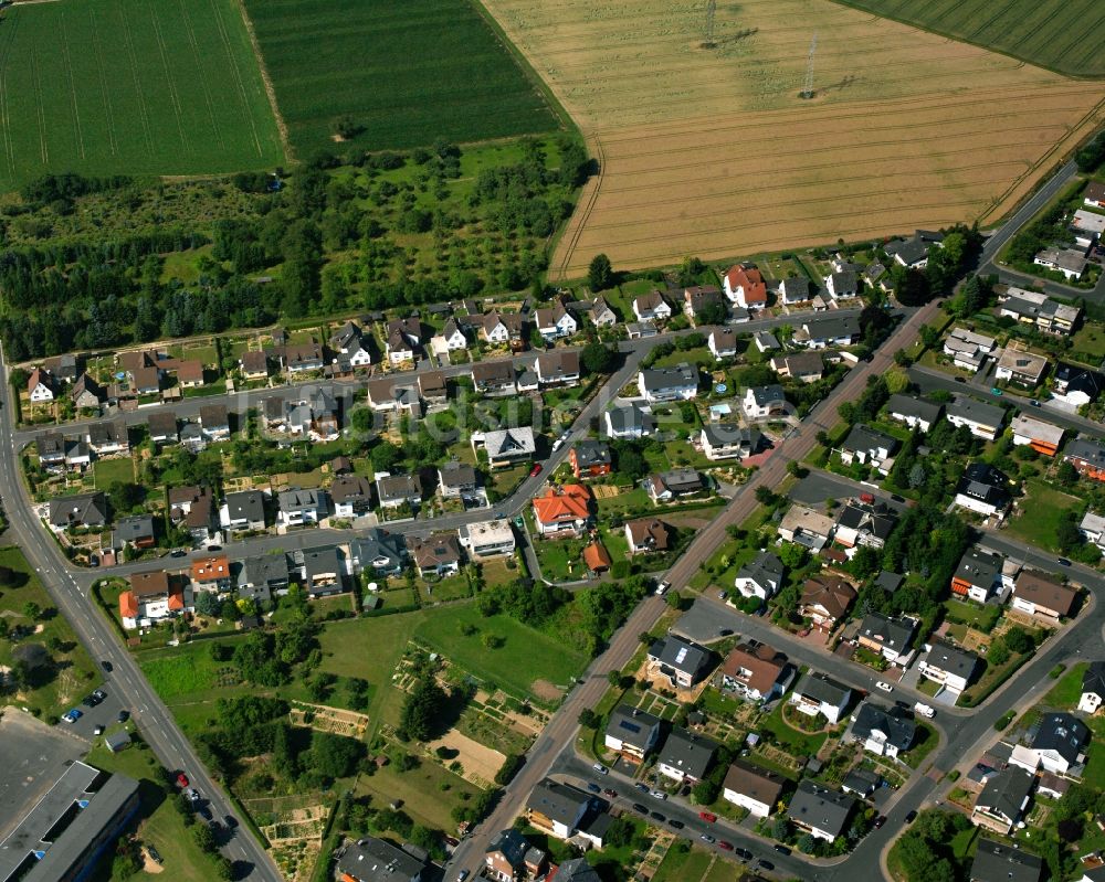 Luftaufnahme Niederbrechen - Mehrfamilienhaussiedlung in Niederbrechen im Bundesland Hessen, Deutschland