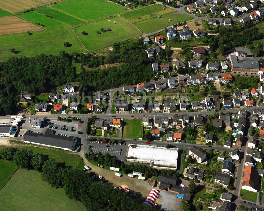 Luftaufnahme Niederbrechen - Mehrfamilienhaussiedlung in Niederbrechen im Bundesland Hessen, Deutschland