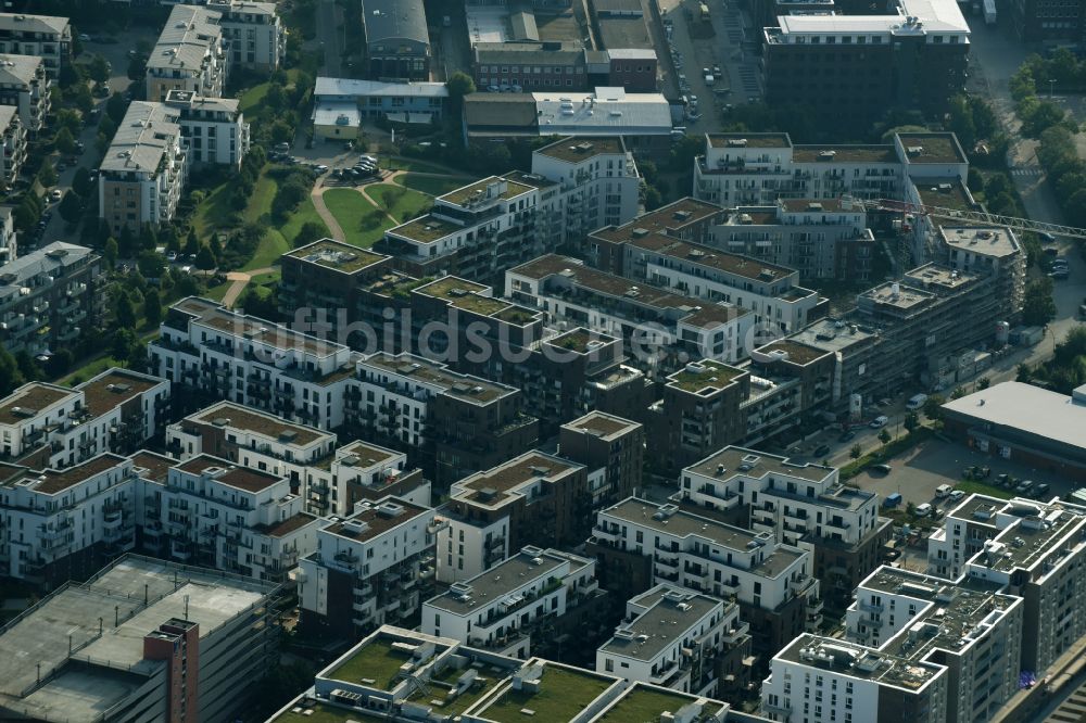 Luftbild Hamburg - Mehrfamilienhaussiedlung im Ortsteil Othmarschen in Hamburg, Deutschland