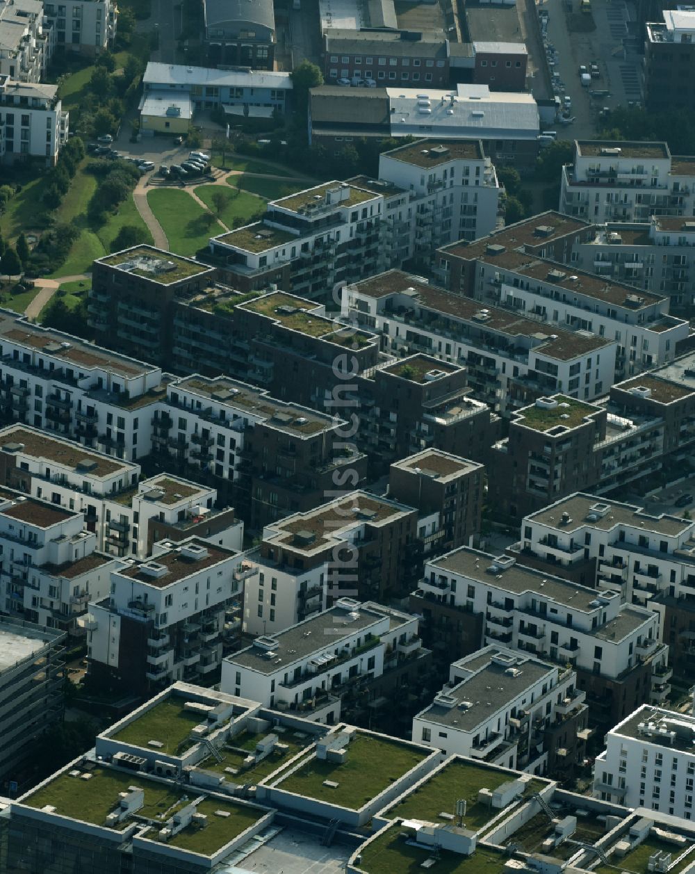 Luftaufnahme Hamburg - Mehrfamilienhaussiedlung im Ortsteil Othmarschen in Hamburg, Deutschland