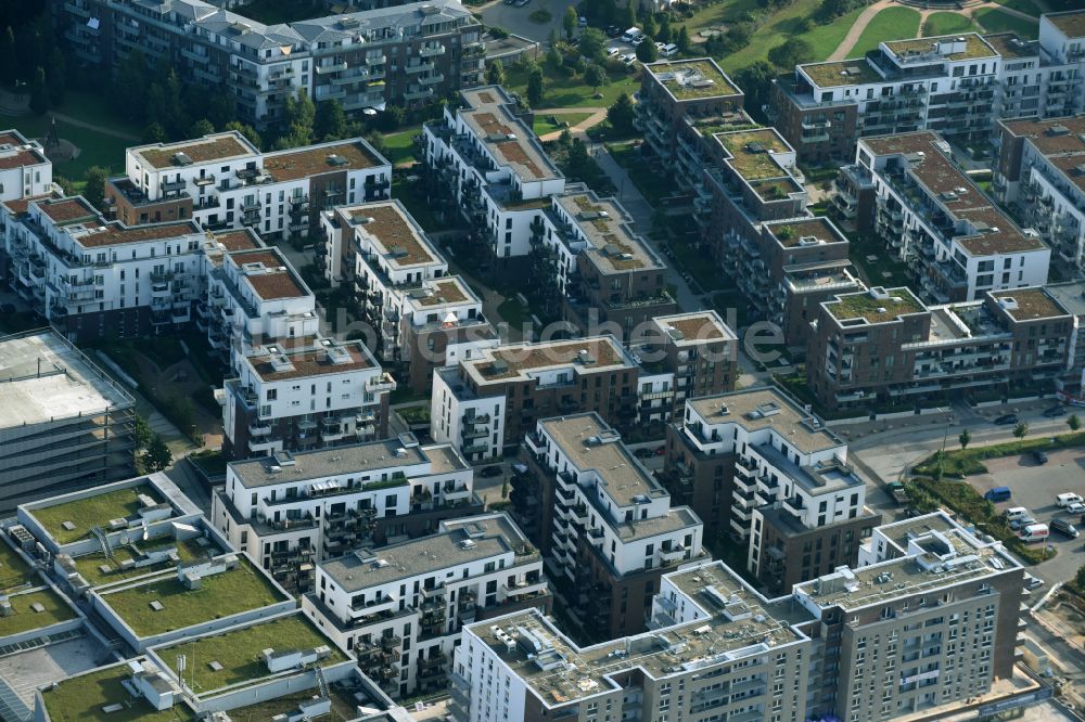 Hamburg von oben - Mehrfamilienhaussiedlung im Ortsteil Othmarschen in Hamburg, Deutschland