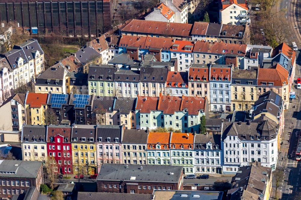 Luftbild Dortmund - Mehrfamilienhaussiedlung im Ortsteil Union in Dortmund im Bundesland Nordrhein-Westfalen, Deutschland