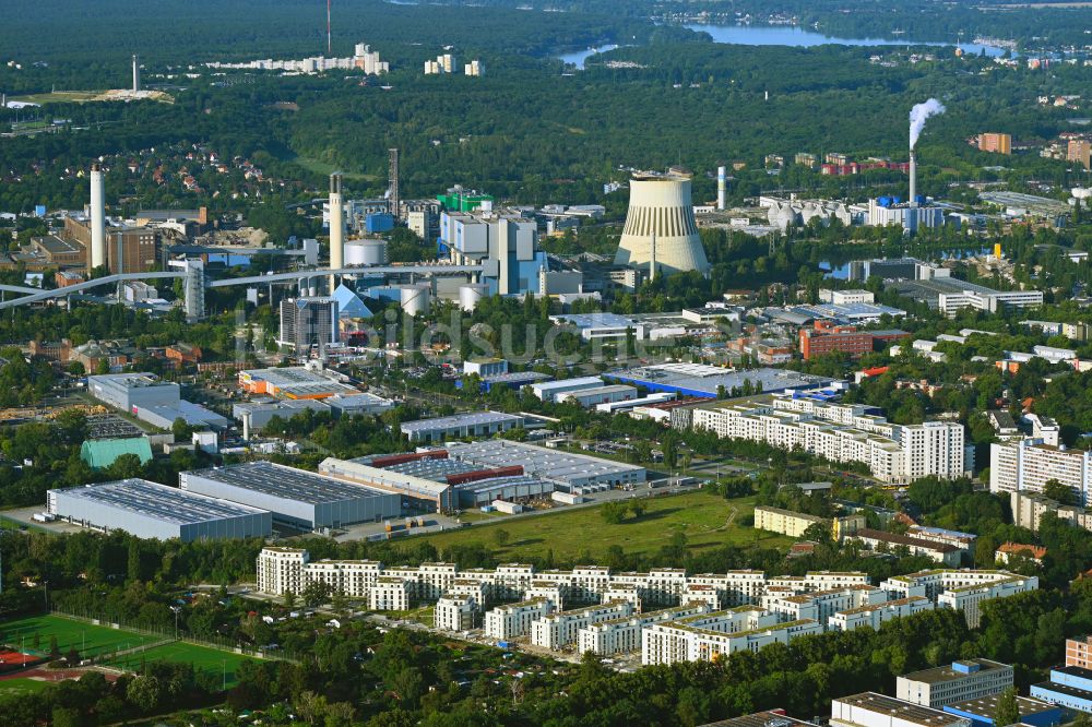 Berlin aus der Vogelperspektive: Mehrfamilienhaussiedlung Seed im Ortsteil Siemensstadt in Berlin, Deutschland