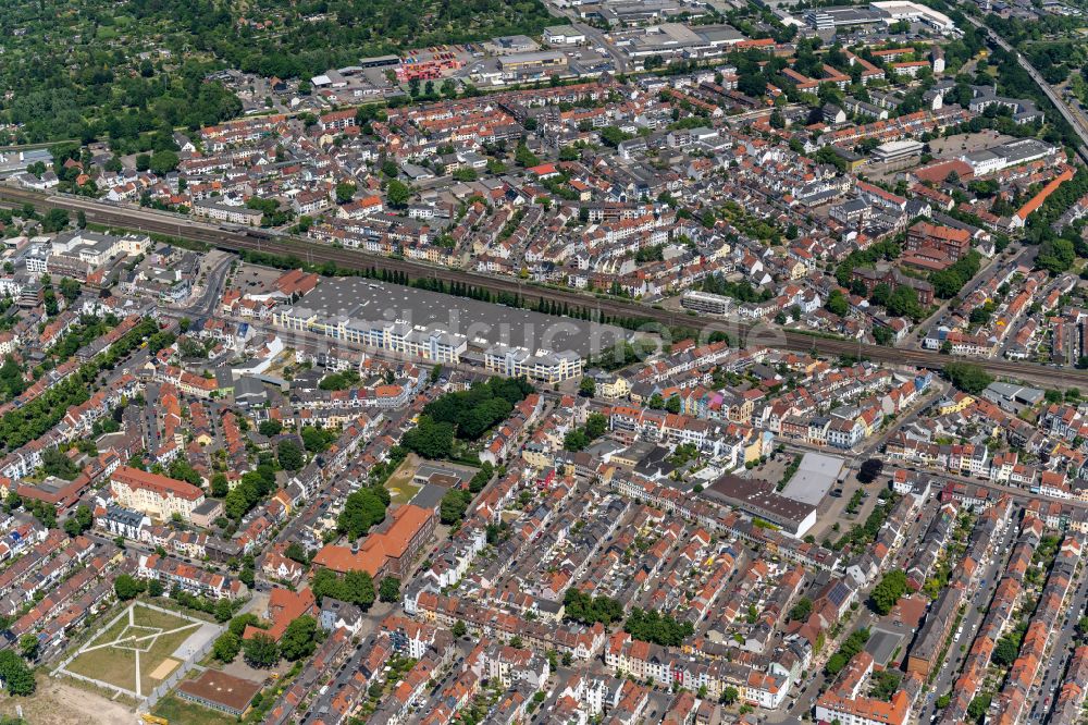 Bremen aus der Vogelperspektive: Mehrfamilienhaussiedlung im Stadtteil Westend in Bremen, Deutschland