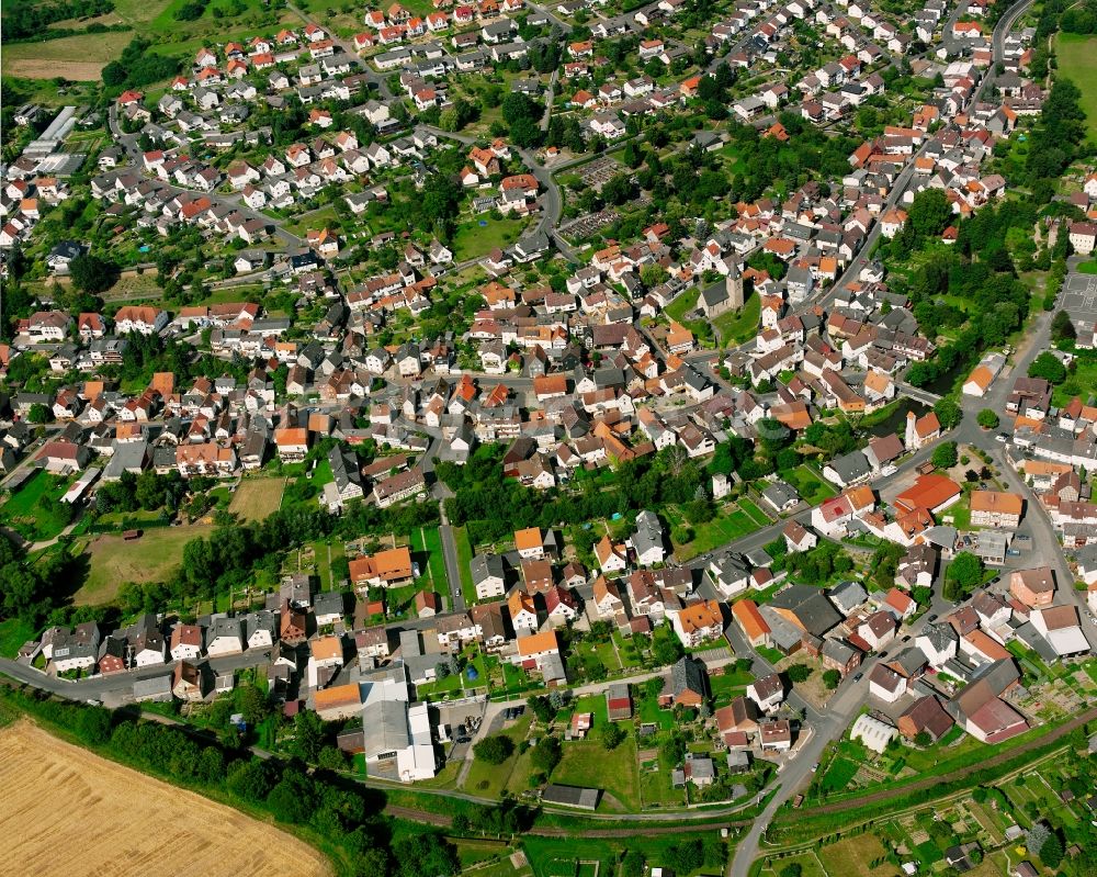 Luftbild Treis - Mehrfamilienhaussiedlung in Treis im Bundesland Hessen, Deutschland