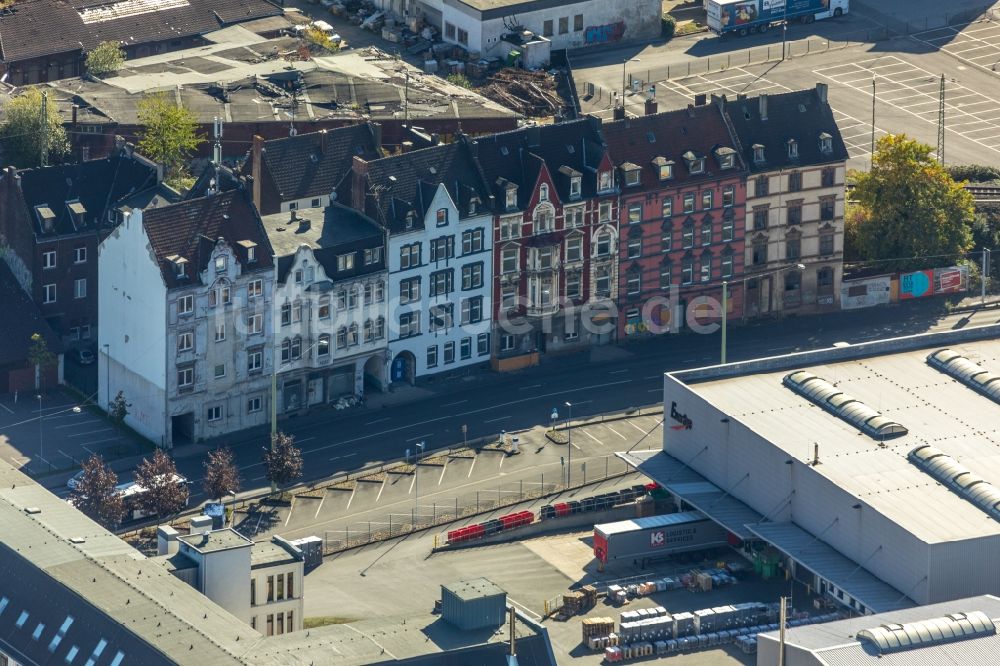 Luftbild Hagen - Mehrfamilienhaussiedlung an der Wehringhauser Straße in Hagen im Bundesland Nordrhein-Westfalen, Deutschland