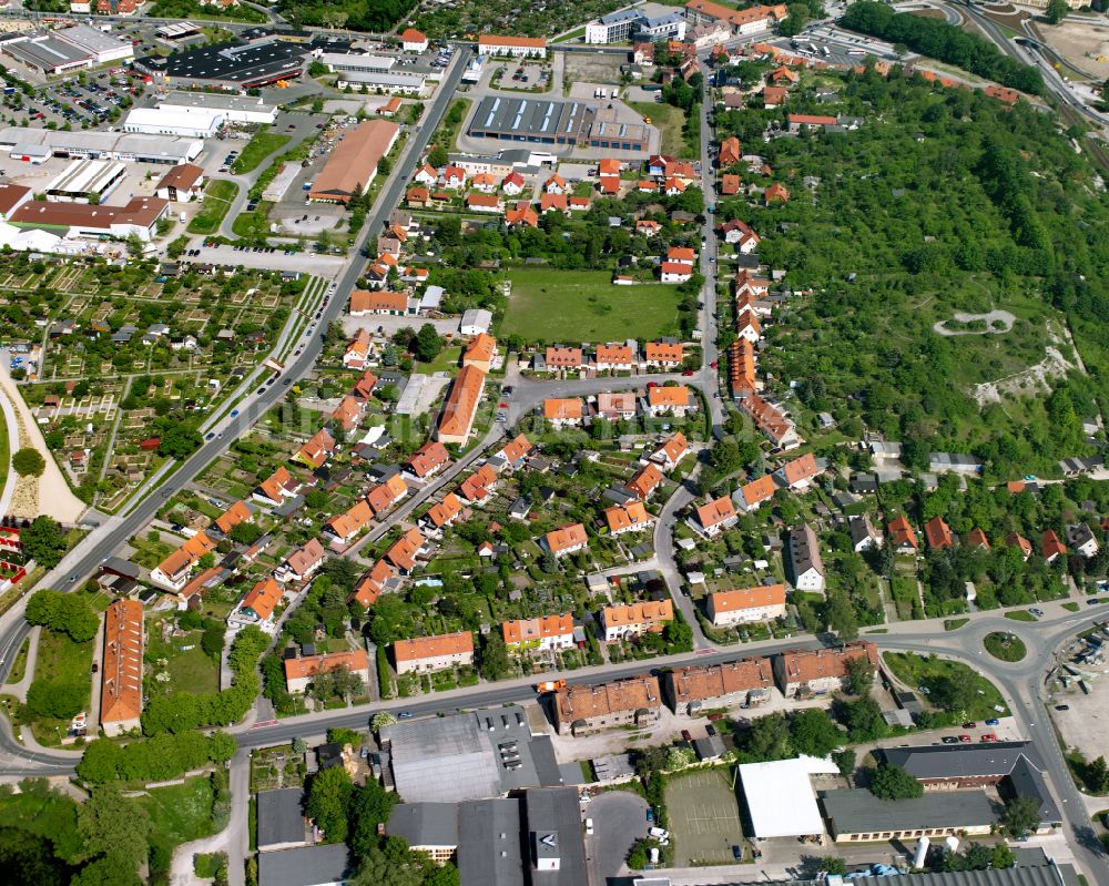 Luftbild Wernigerode - Mehrfamilienhaussiedlung in Wernigerode im Bundesland Sachsen-Anhalt, Deutschland