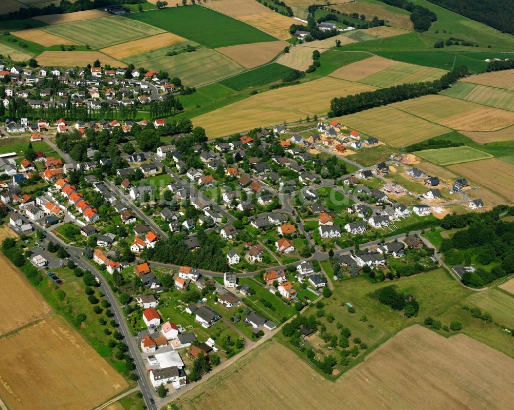 Luftbild Würges - Mehrfamilienhaussiedlung in Würges im Bundesland Hessen, Deutschland