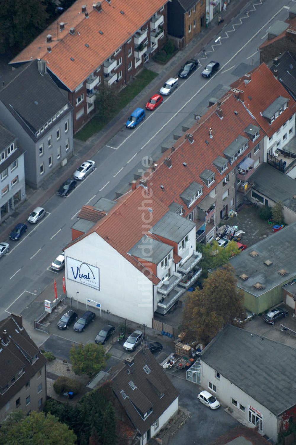 Hamm von oben - Mehrfamilienwohnhaus an der Werler Strasse 28 in 59065 Hamm