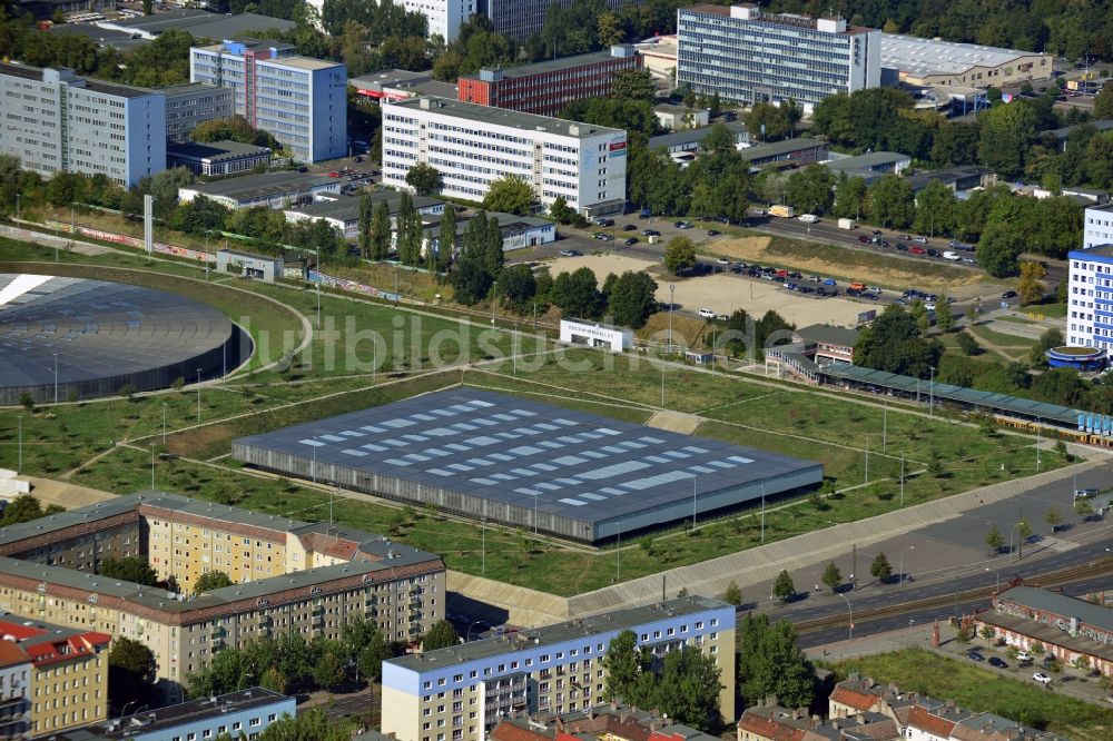 Berlin von oben - Mehrzweckhalle und Veranstaltungshalle Velodrom in Berlin