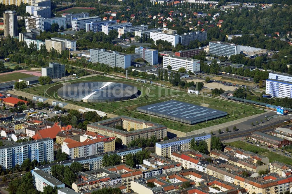 Berlin aus der Vogelperspektive: Mehrzweckhalle und Veranstaltungshalle Velodrom in Berlin