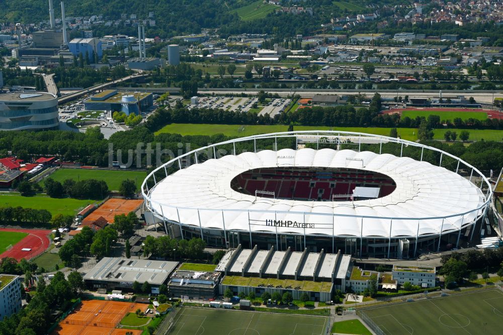 Luftbild Stuttgart - Mercedes-Benz Arena in Stuttgart im Bundesland Baden-Württemberg, Deutschland