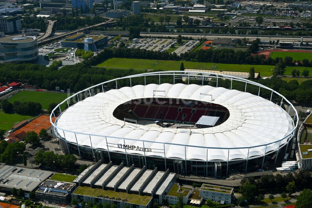 Luftaufnahme Stuttgart - Mercedes-Benz Arena in Stuttgart im Bundesland Baden-Württemberg, Deutschland