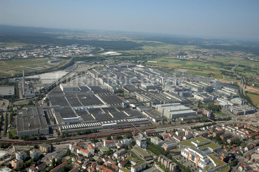 SINDELFINGEN von oben - Mercedes-Benz Werk in Sindelfingen