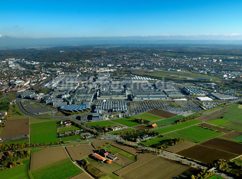 Sindelfingen aus der Vogelperspektive: Mercedes-Benz-Werk in Sindelfingen im Bundesland Baden-Württemberg