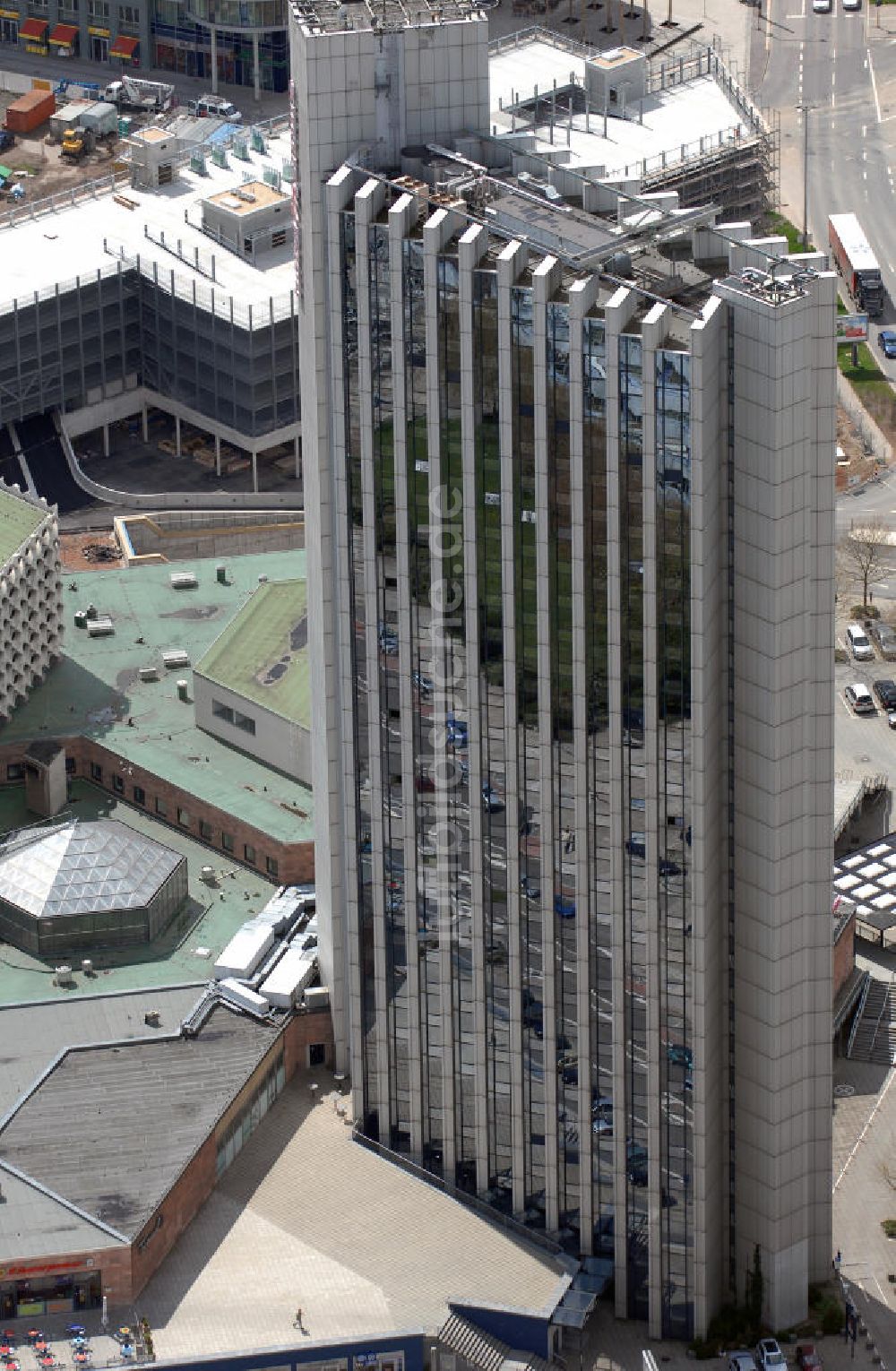 Chemnitz von oben - Mercure Hotel Chemnitz in Sachsen