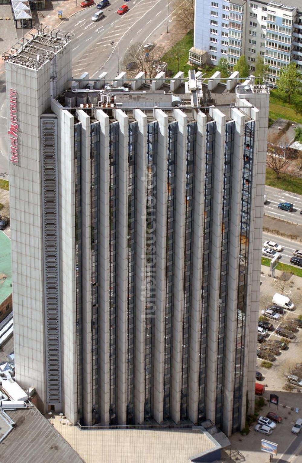 Luftbild Chemnitz - Mercure Hotel Chemnitz in Sachsen