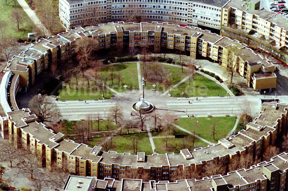 Luftbild Berlin Kreuzberg - Meringplatz Kreutzberg