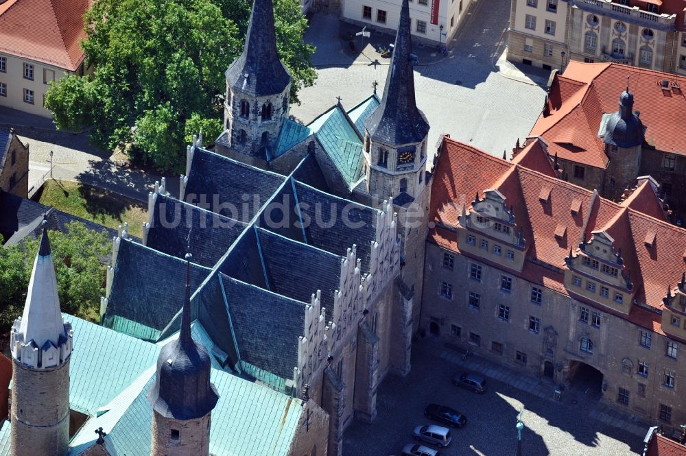 Luftaufnahme Merseburg - Merseburger Dom im Bundesland Sachsen-Anhalt