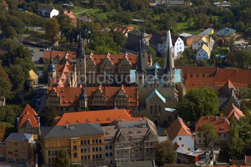 Luftaufnahme Merseburg - Merseburger Dom-Schlossensemble