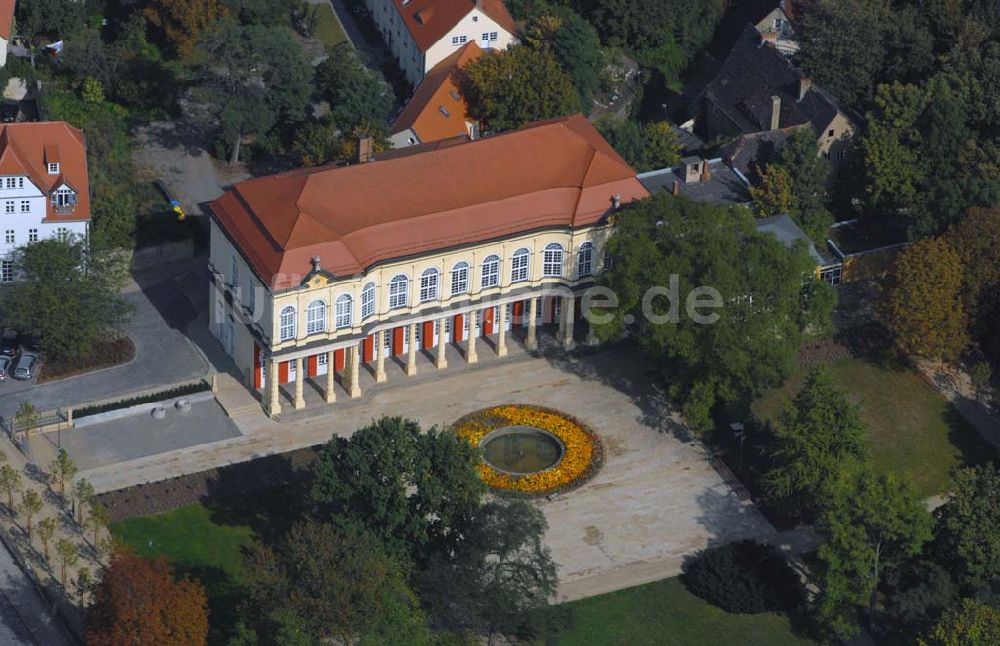 Luftaufnahme Merseburg - Merseburger Schlossgartensalon