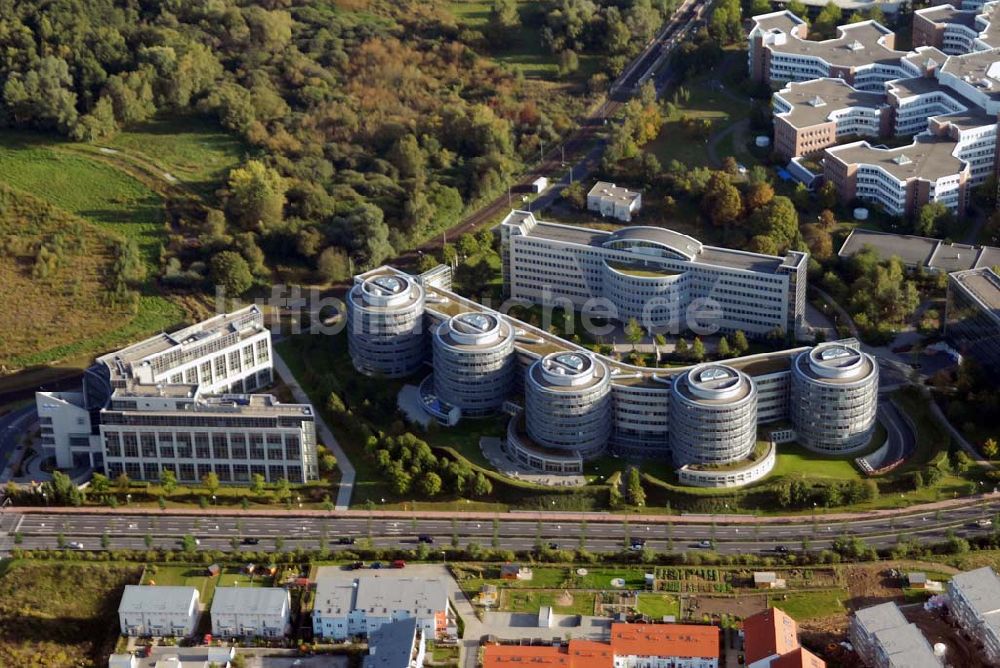 Frankfurt am Main aus der Vogelperspektive: Mertonviertel