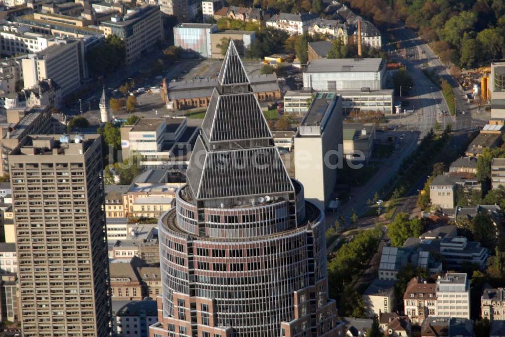 Luftaufnahme Frankfurt am Main - Messe- und Ausstellungsgelände in Frankfurt am Main