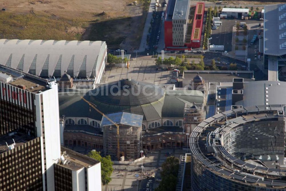 Luftaufnahme Frankfurt am Main - Messe- und Ausstellungsgelände in Frankfurt am Main