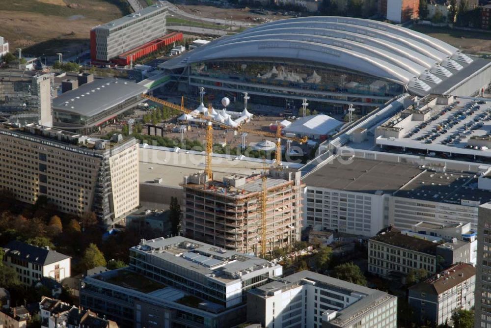 Luftbild Frankfurt am Main - Messe- und Ausstellungsgelände in Frankfurt am Main