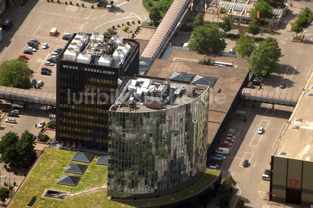 Düsseldorf von oben - Messe Düsseldorf