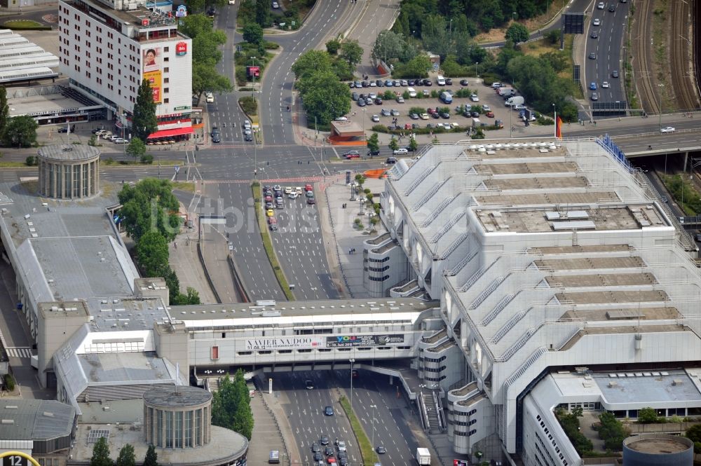 Luftbild Berlin - Messegelände Berlin mit dem Kongreßzentrum ICC am Funkturm