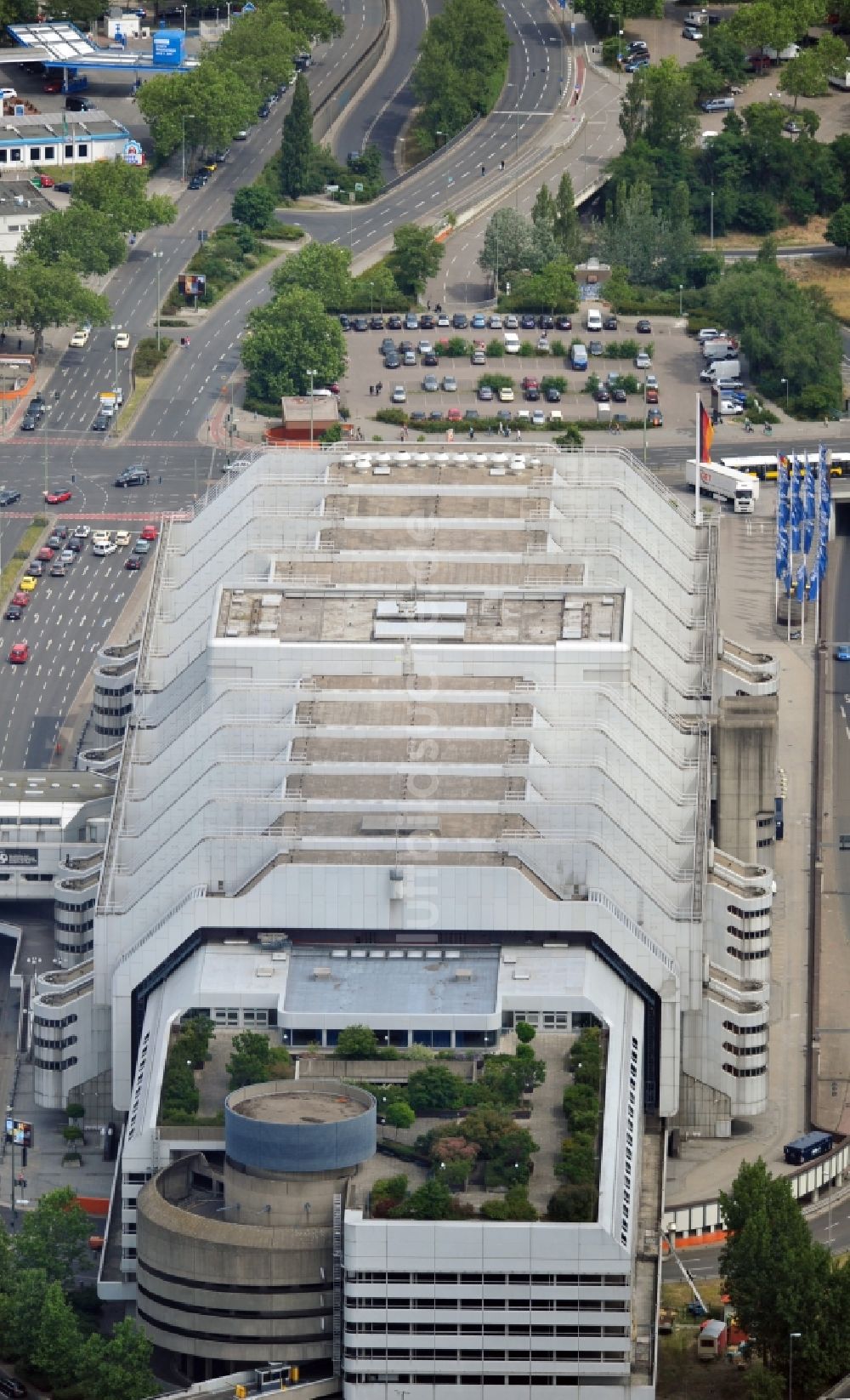 Berlin aus der Vogelperspektive: Messegelände Berlin mit dem Kongreßzentrum ICC am Funkturm