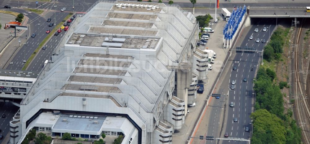 Luftbild Berlin - Messegelände Berlin mit dem Kongreßzentrum ICC am Funkturm