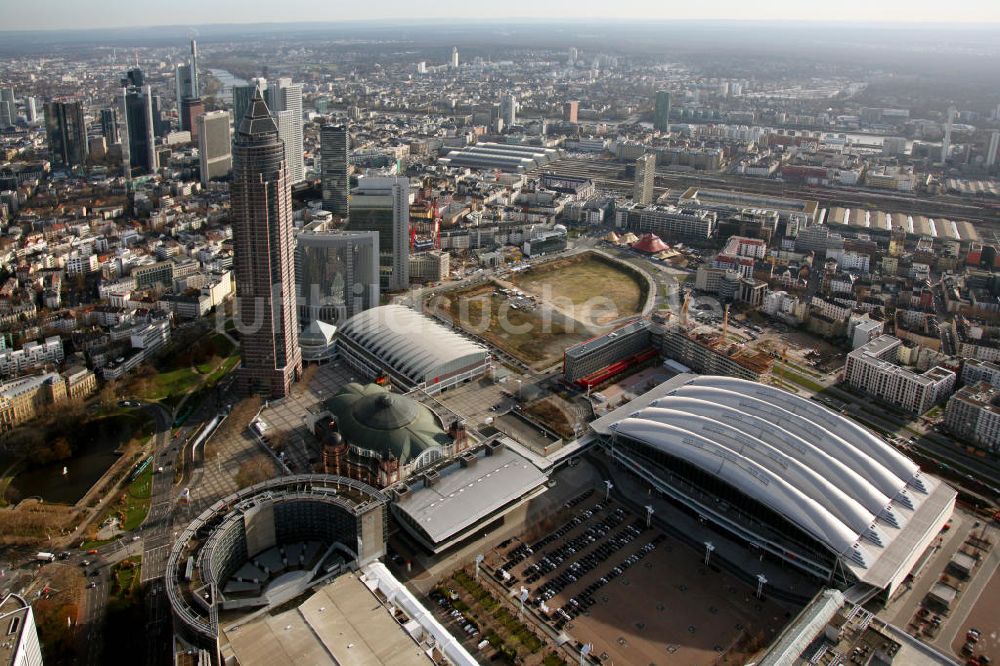 Luftbild Frankfurt am Main - Messegelände Frankfurt am Main