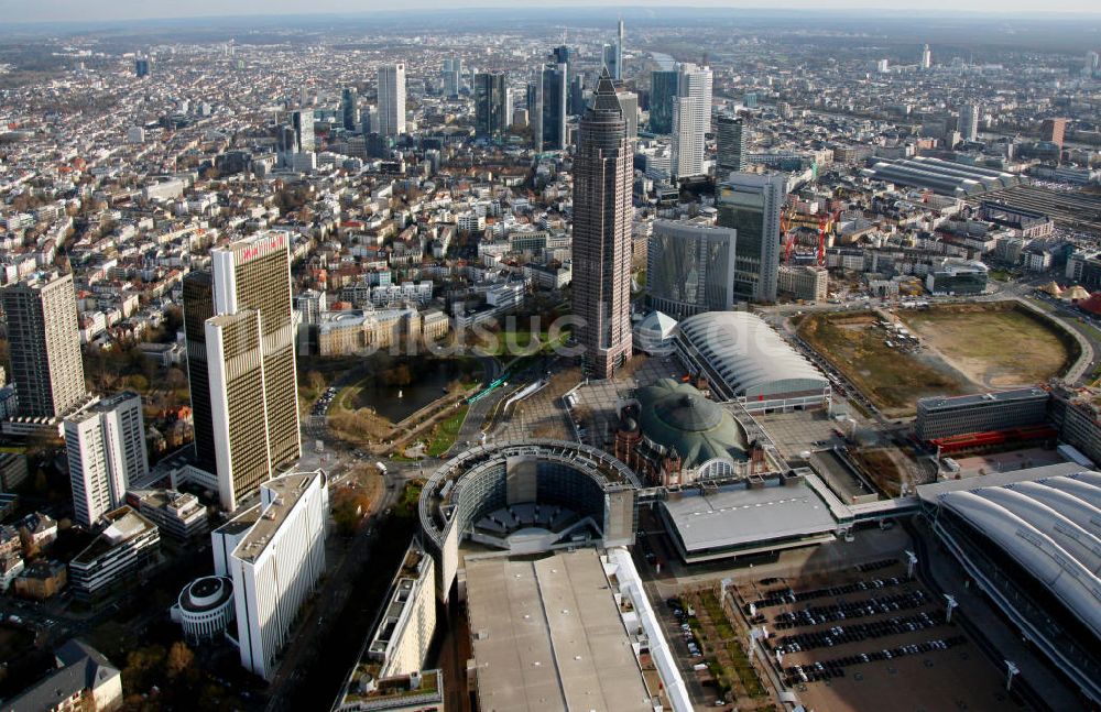 Luftaufnahme Frankfurt am Main - Messegelände Frankfurt am Main