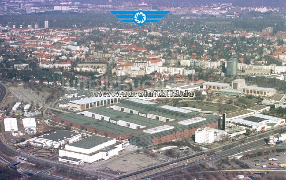 Luftaufnahme Berlin - Charlottenburg - Messegelände am Funkturm.