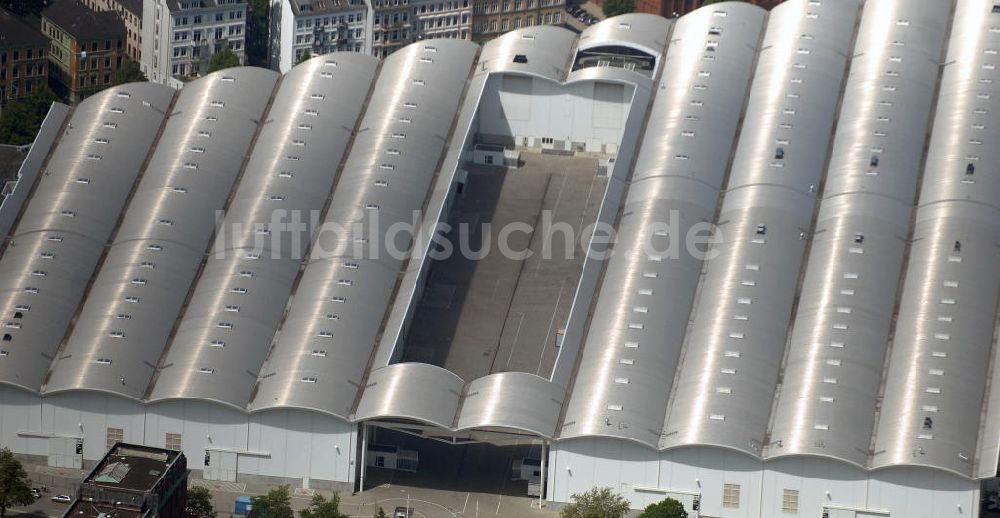 Luftbild Hamburg - Messehalle der Hamburg Messe