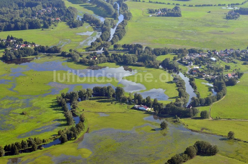 Luftaufnahme Spreenhagen - Müggelspree bei Spreenhagen im Bundesland Brandenburg