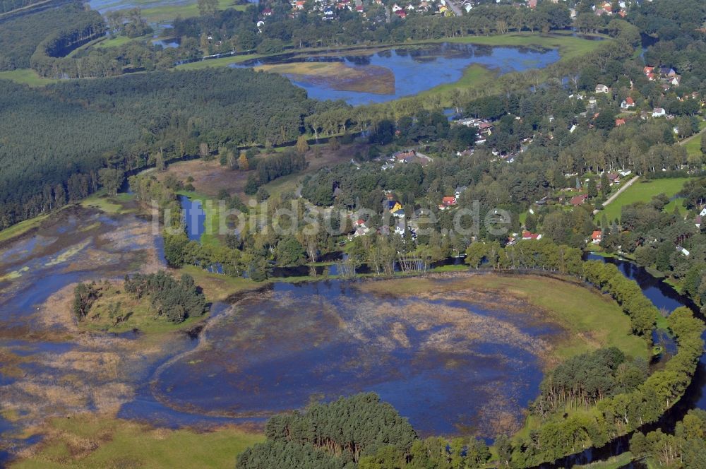 Luftaufnahme Spreenhagen - Müggelspree bei Spreenhagen im Bundesland Brandenburg