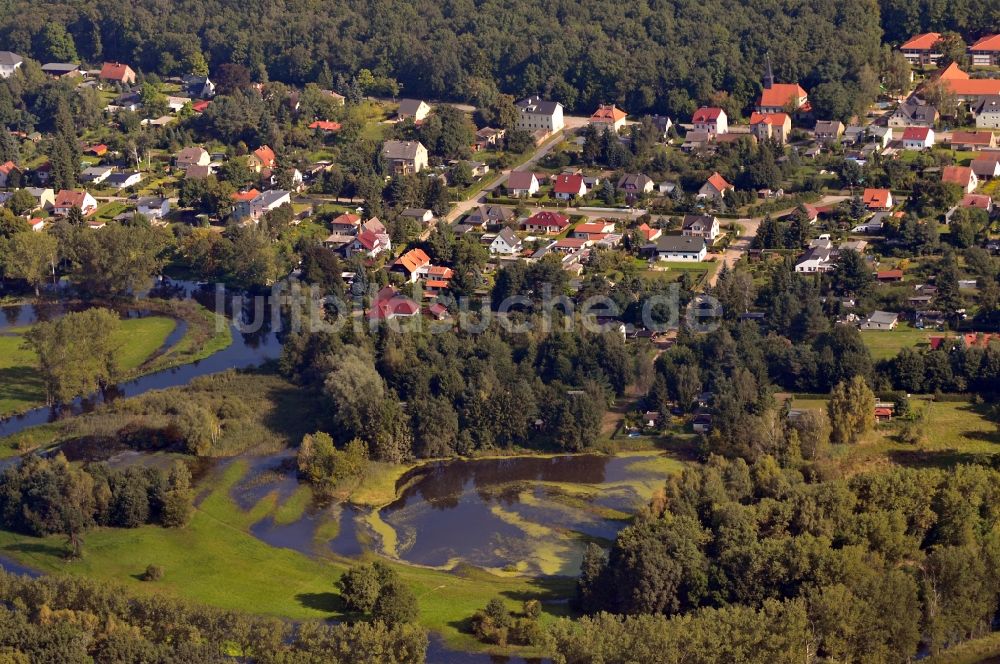 Luftaufnahme Spreenhagen - Müggelspree bei Spreenhagen im Bundesland Brandenburg