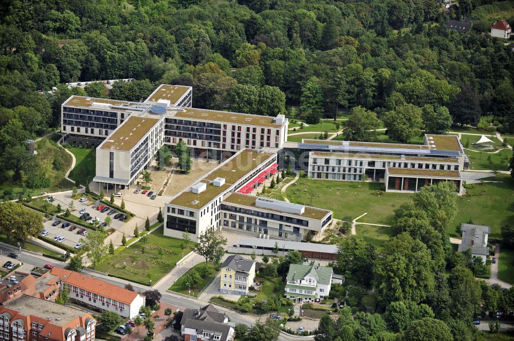 Malente von oben - Mühlenbergklinik Holsteinische Schweiz