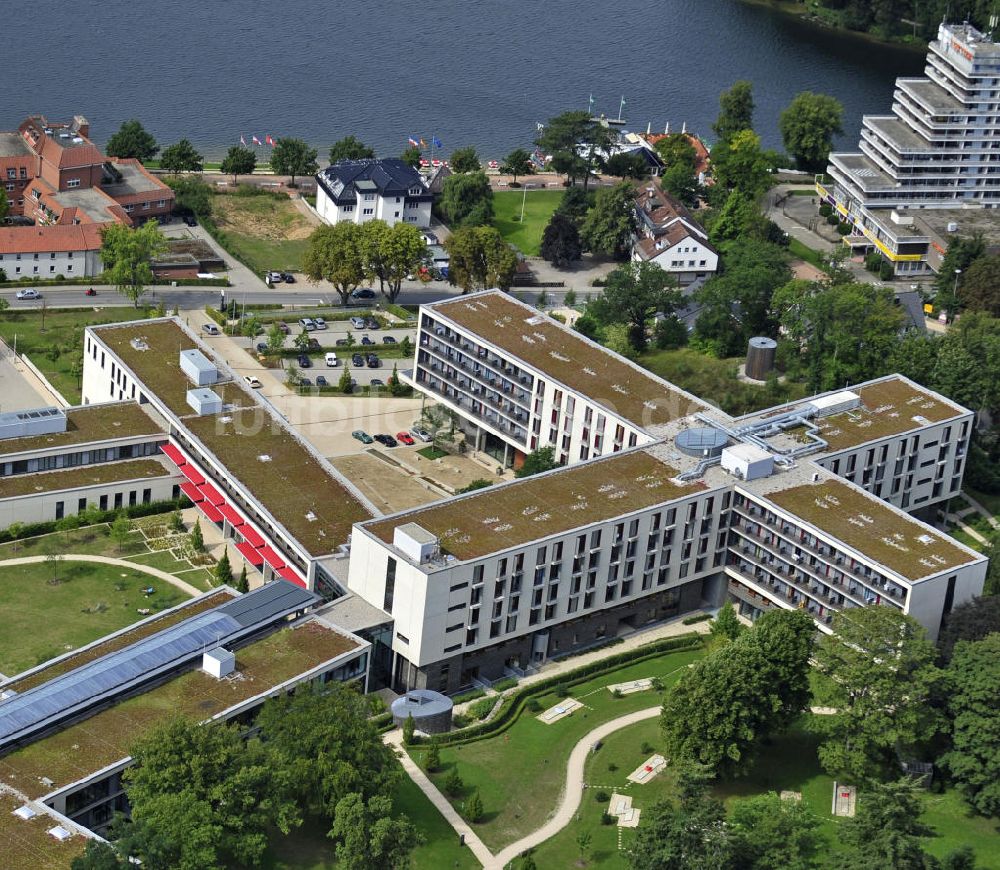 Malente von oben - Mühlenbergklinik Holsteinische Schweiz