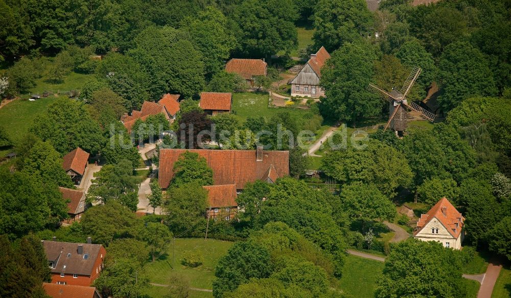 Luftbild Münster - Mühlenhof - Freilichtmuseum Münster im Bundesland Nordrhein-Westfalen